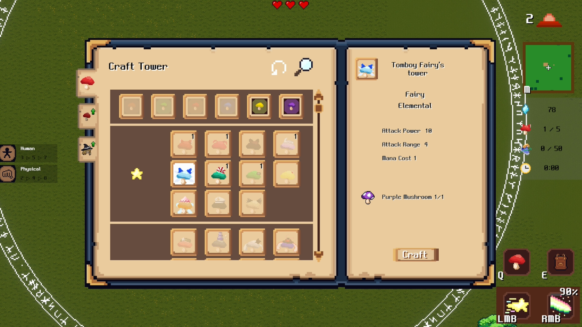 Touhou Mushroom Defense screenshot 1