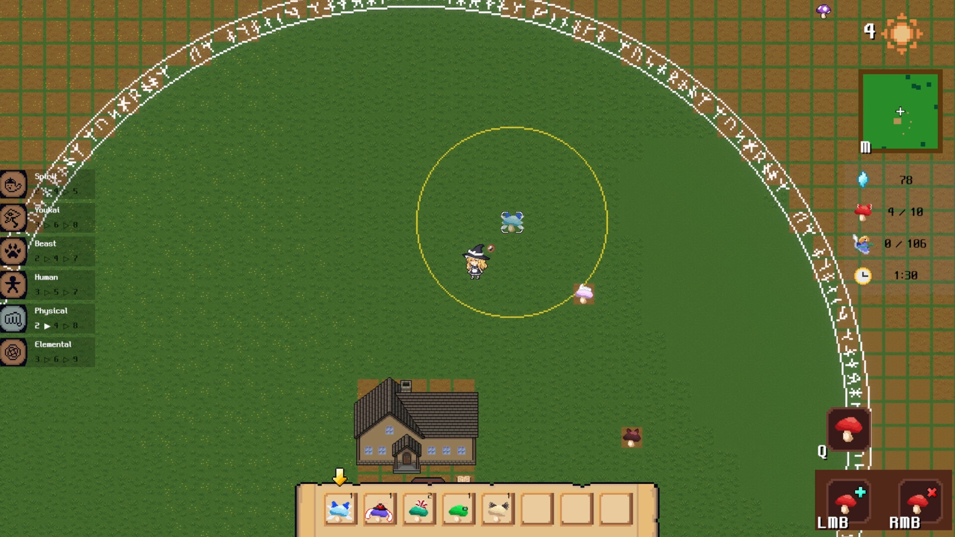 Touhou Mushroom Defense screenshot 2