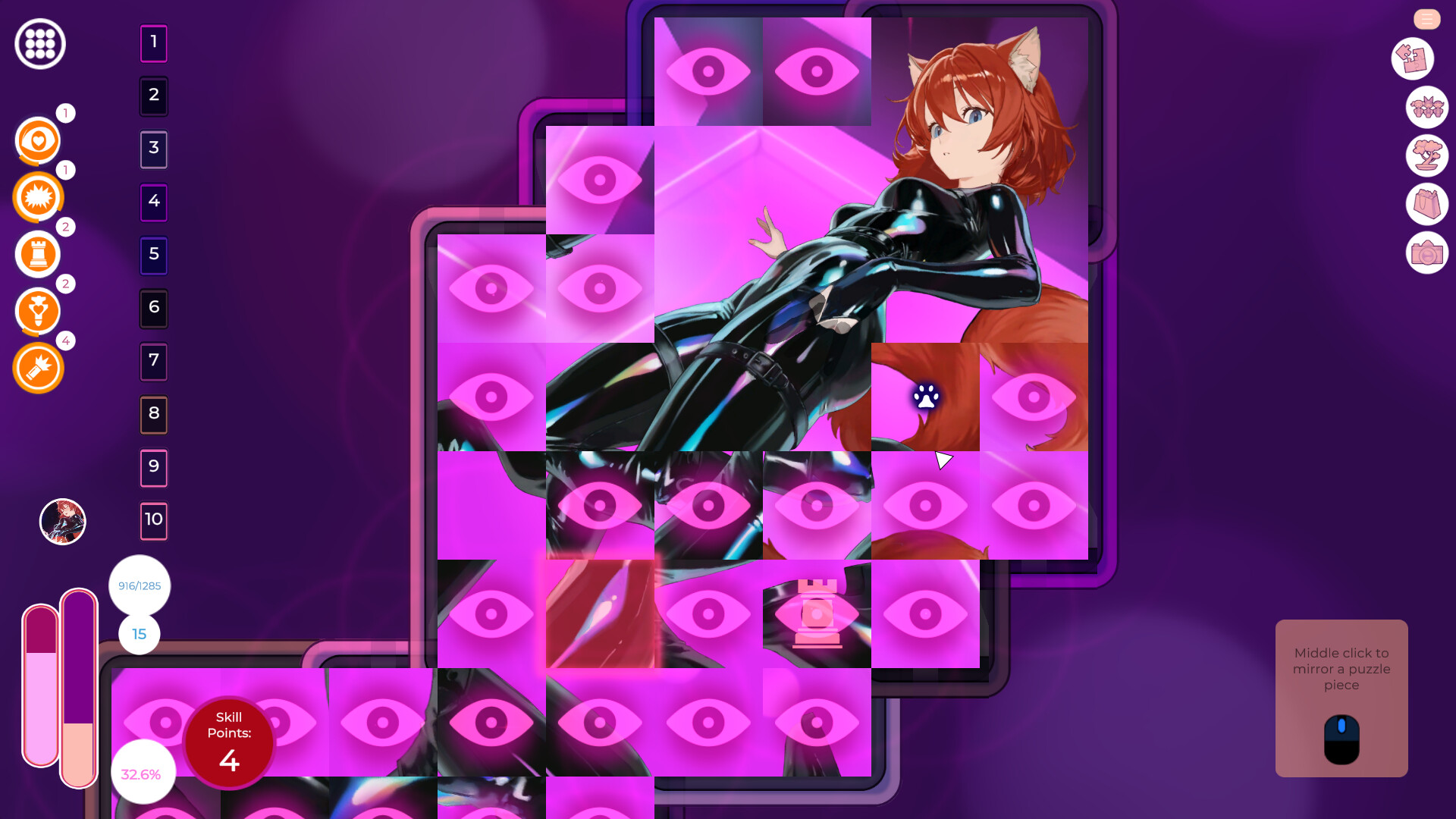 Mosaique Neko Waifus 6 screenshot