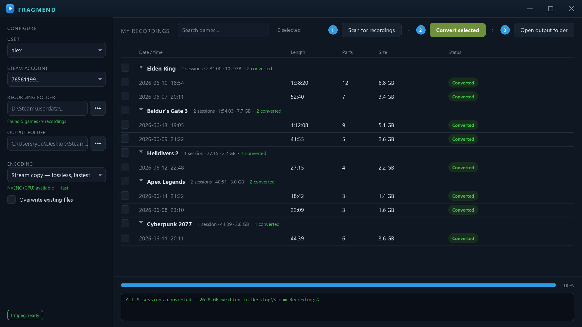 FragMend screenshot 5