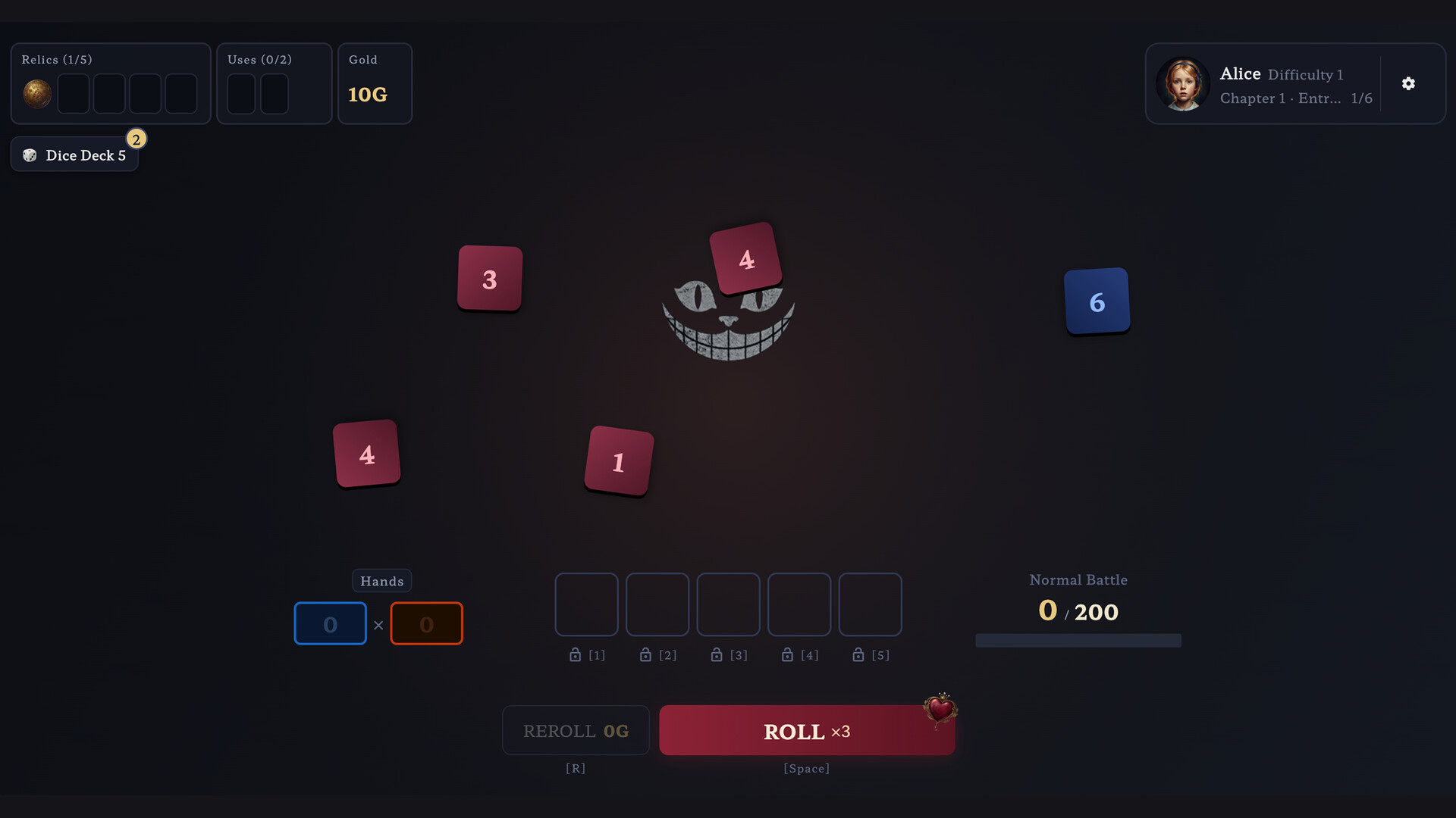 Dice in Wonderland screenshot 1