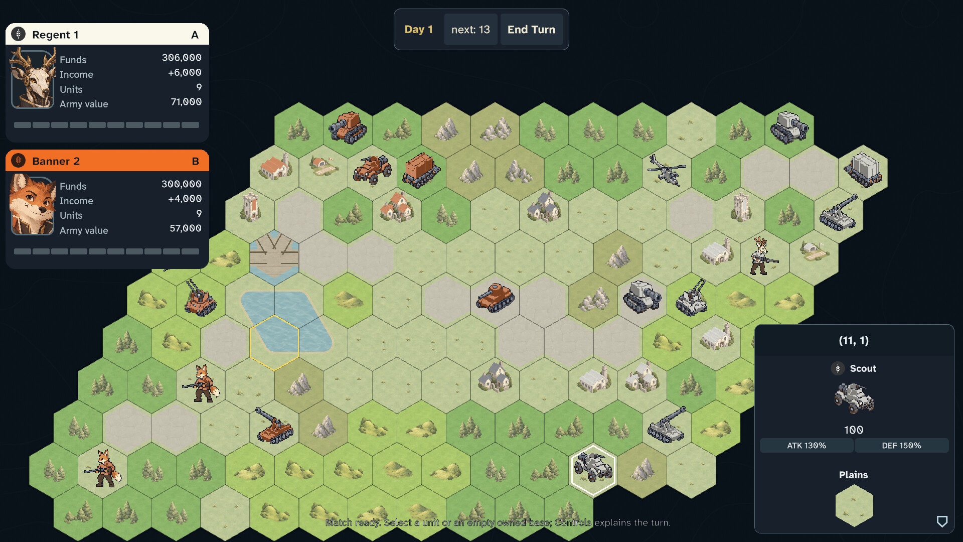 Brassleaf Tactics 遊戲畫面 5