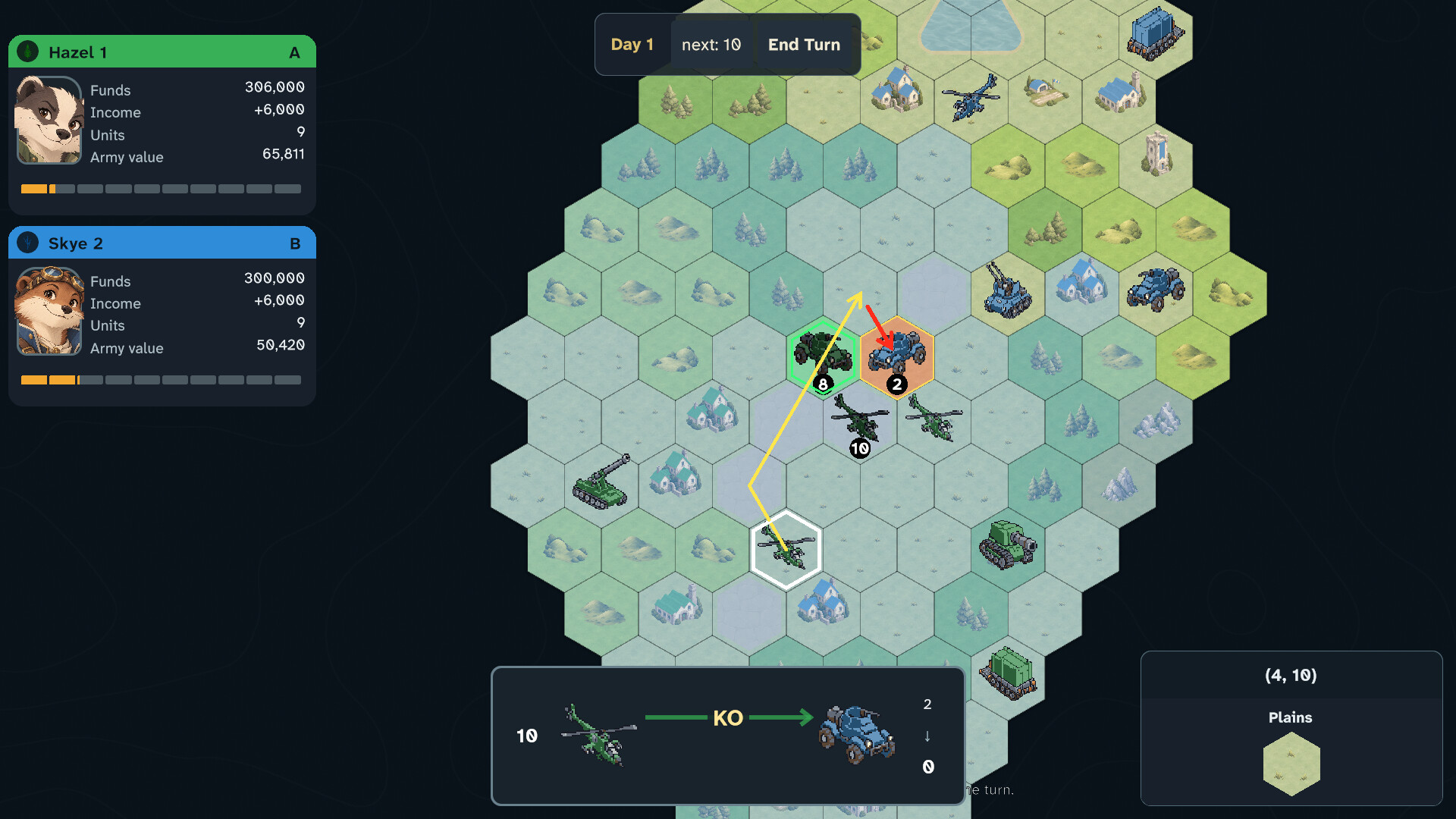 Brassleaf Tactics 遊戲畫面 7