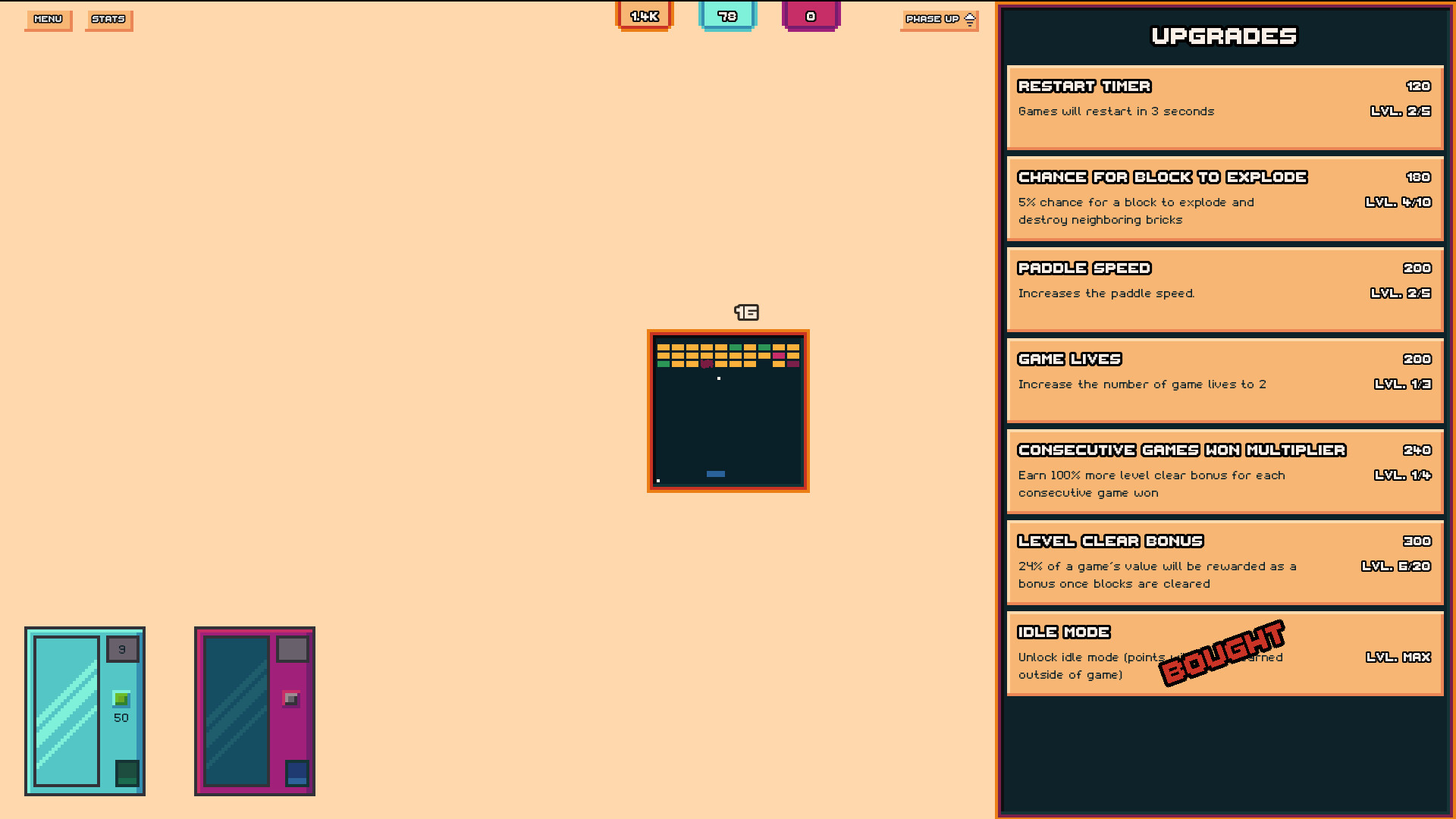 Idle Block Breaker screenshot 2