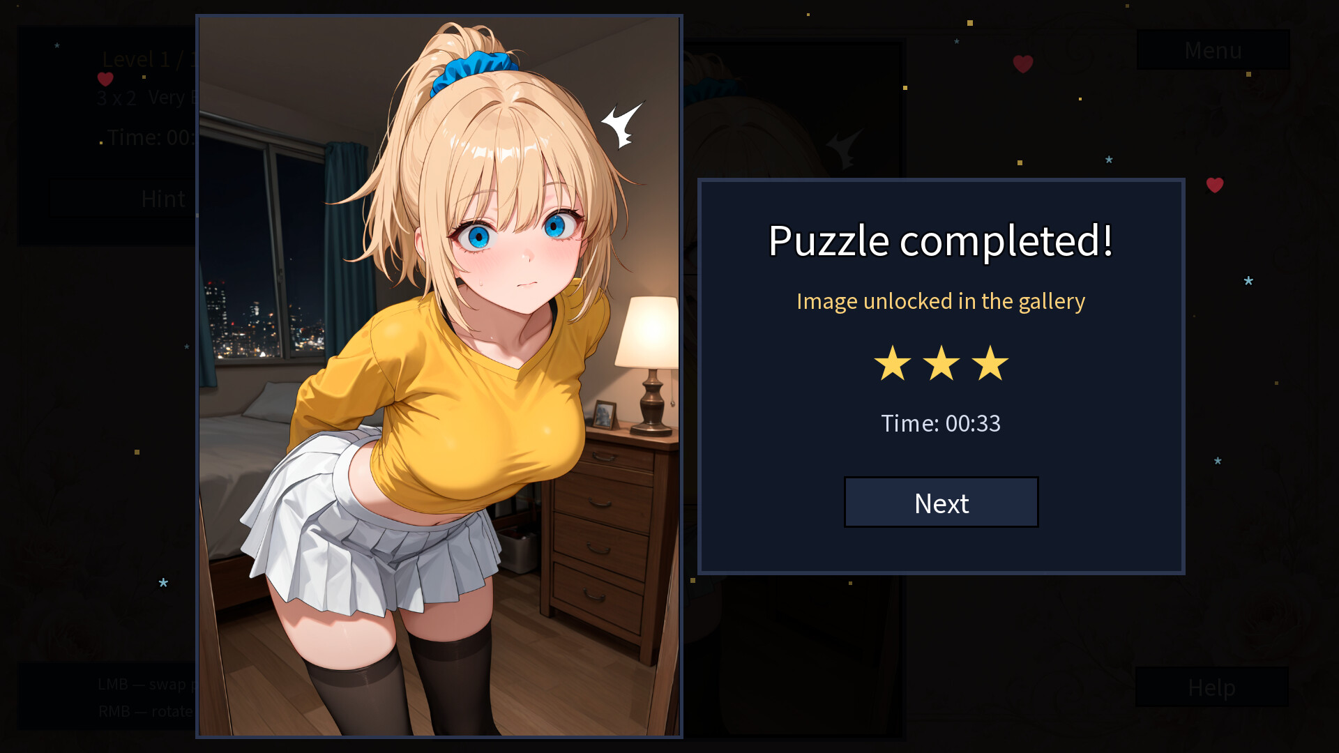 My Hentai Waifu: Puzzle screenshot 5