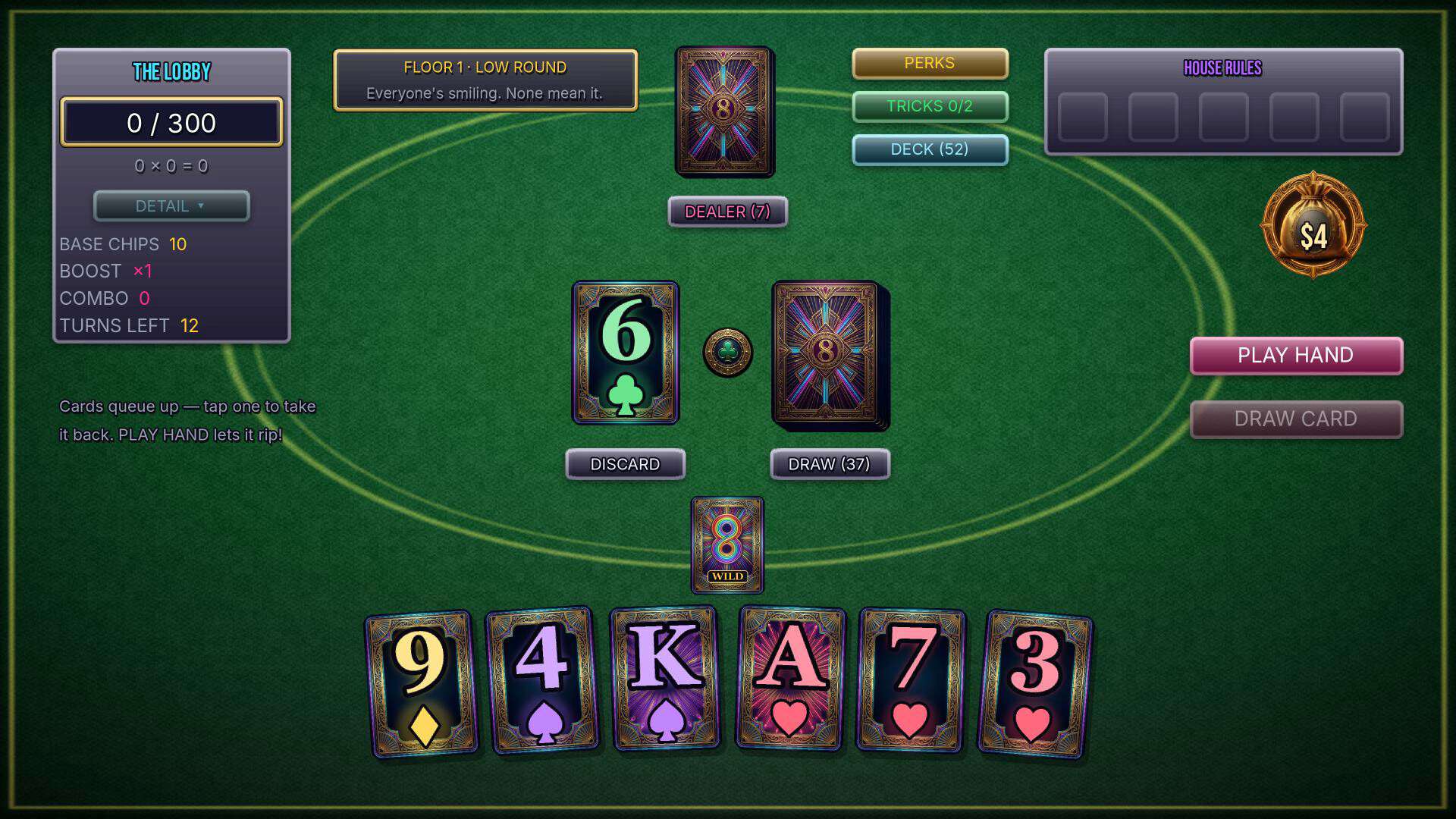 Wild Crazy 8s screenshot 1