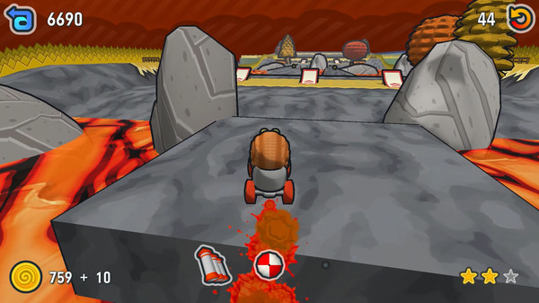 Screenshot z Escargot Kart