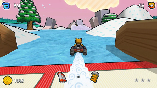 Screenshot z Escargot Kart