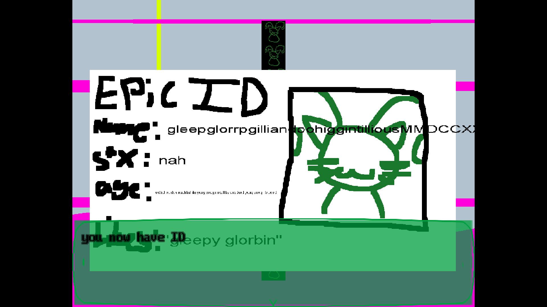 the epic and amazing adventure of gleepglorrpgilliandoohiggintilliousMMDCCXXXIX the adventure where gleepglorrpgilliandoohiggintilliousMMDCCXXXIX lives and becomes king gleepglorrpgilliandoohiggintilliousMMDCCXXXIX screenshot 3