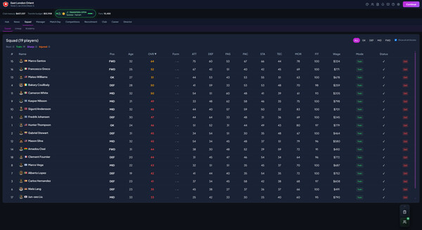 Football Boardroom screenshot