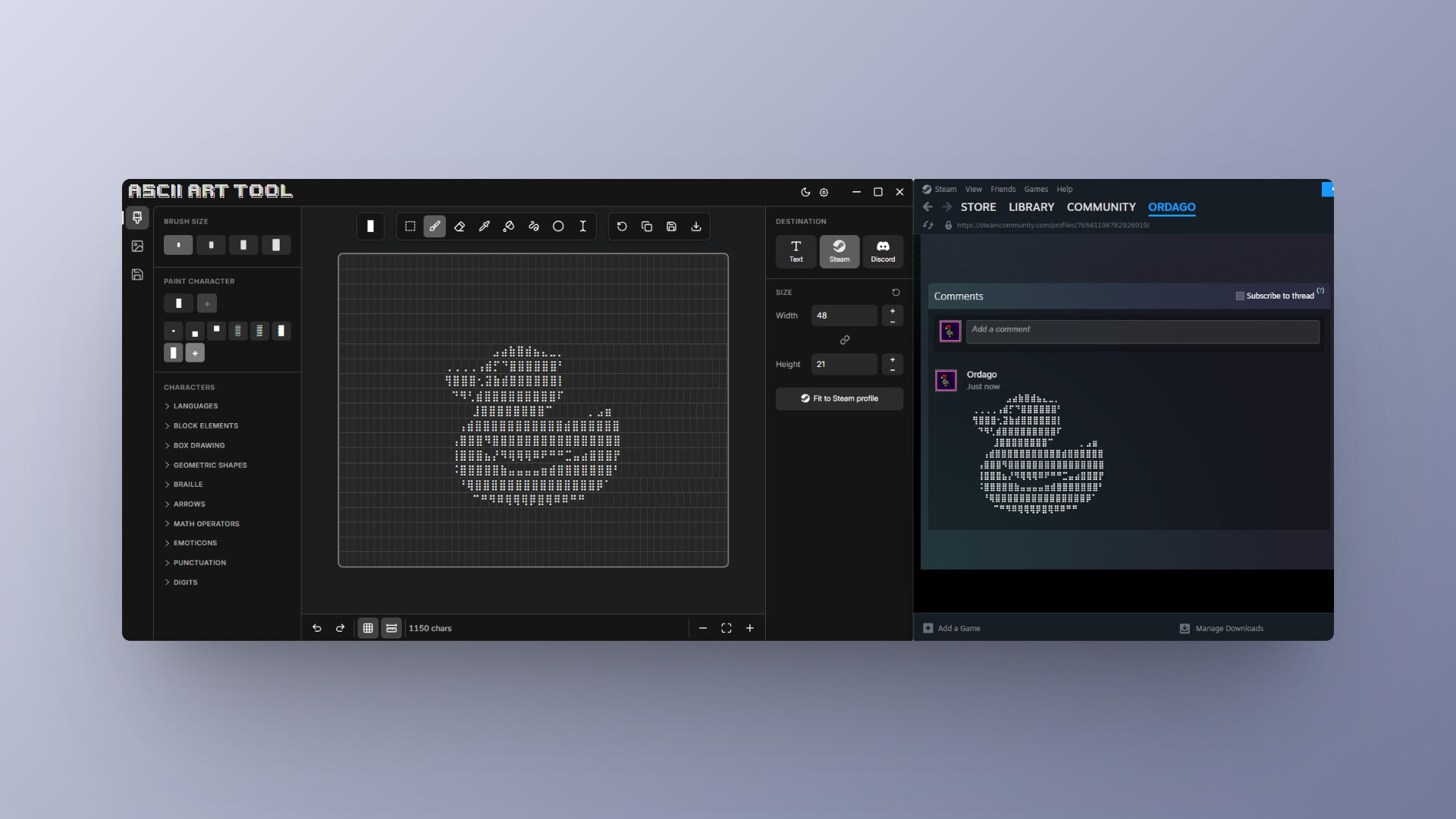 ASCII Art Tool screenshot 2