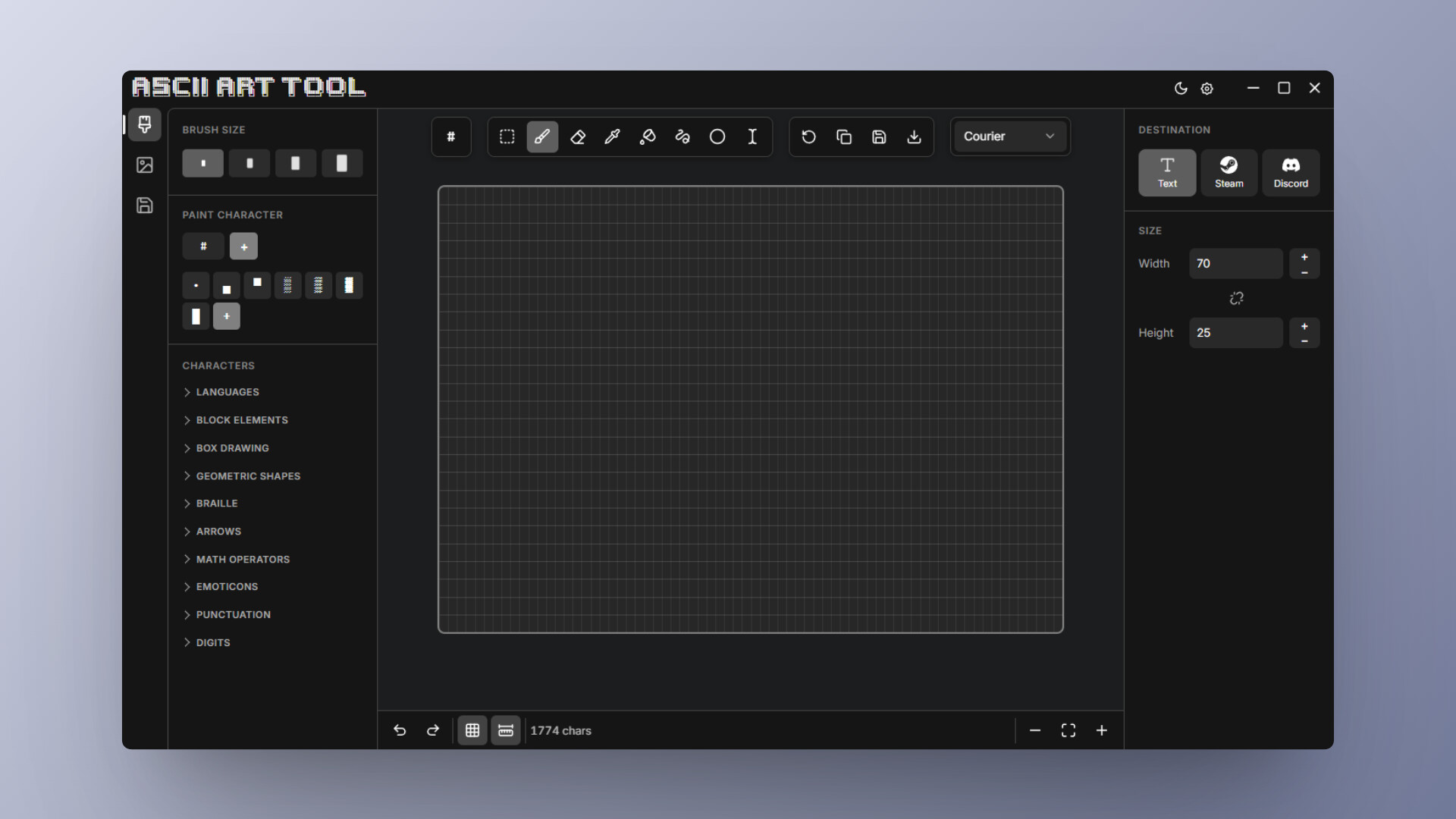 ASCII Art Tool screenshot 1