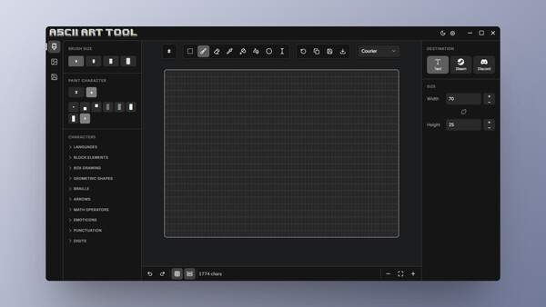 ASCII Art Tool screenshot 1