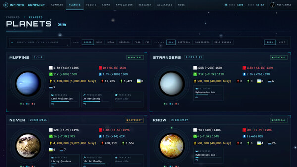 InfiniteConflict screenshot 1