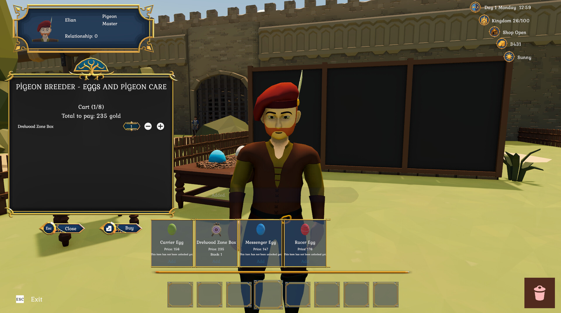 Feathered Fortune: Medieval Post Simulator screenshot #2