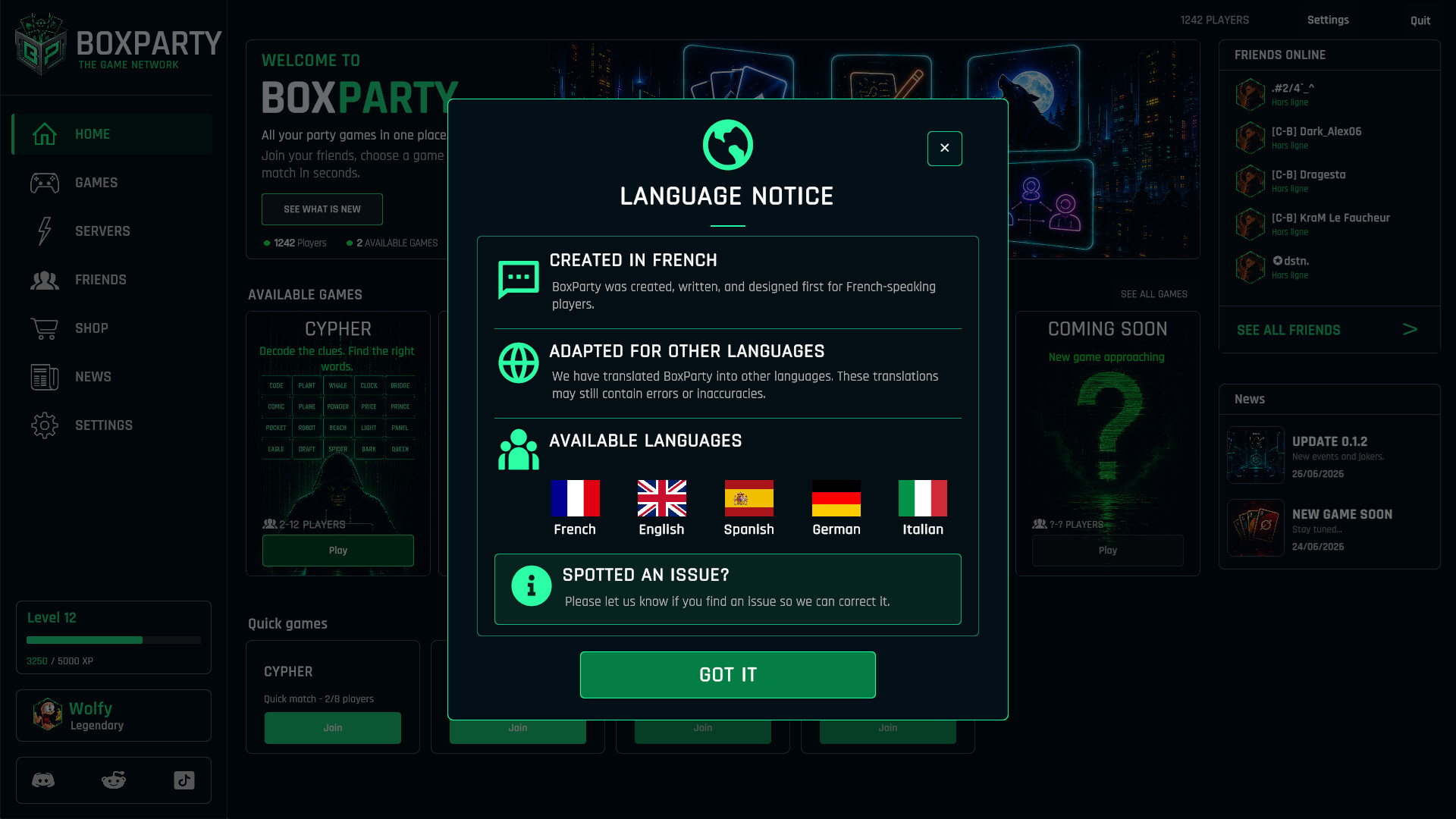 BoxParty! screenshot #1