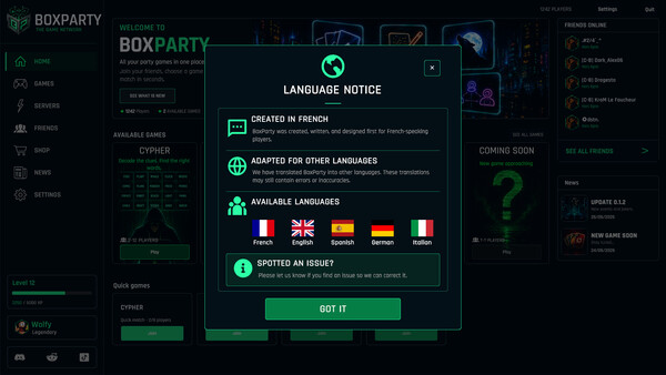 BoxParty! screenshot 1