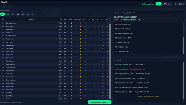 ReDraft: The Fantasy Football Simulator
