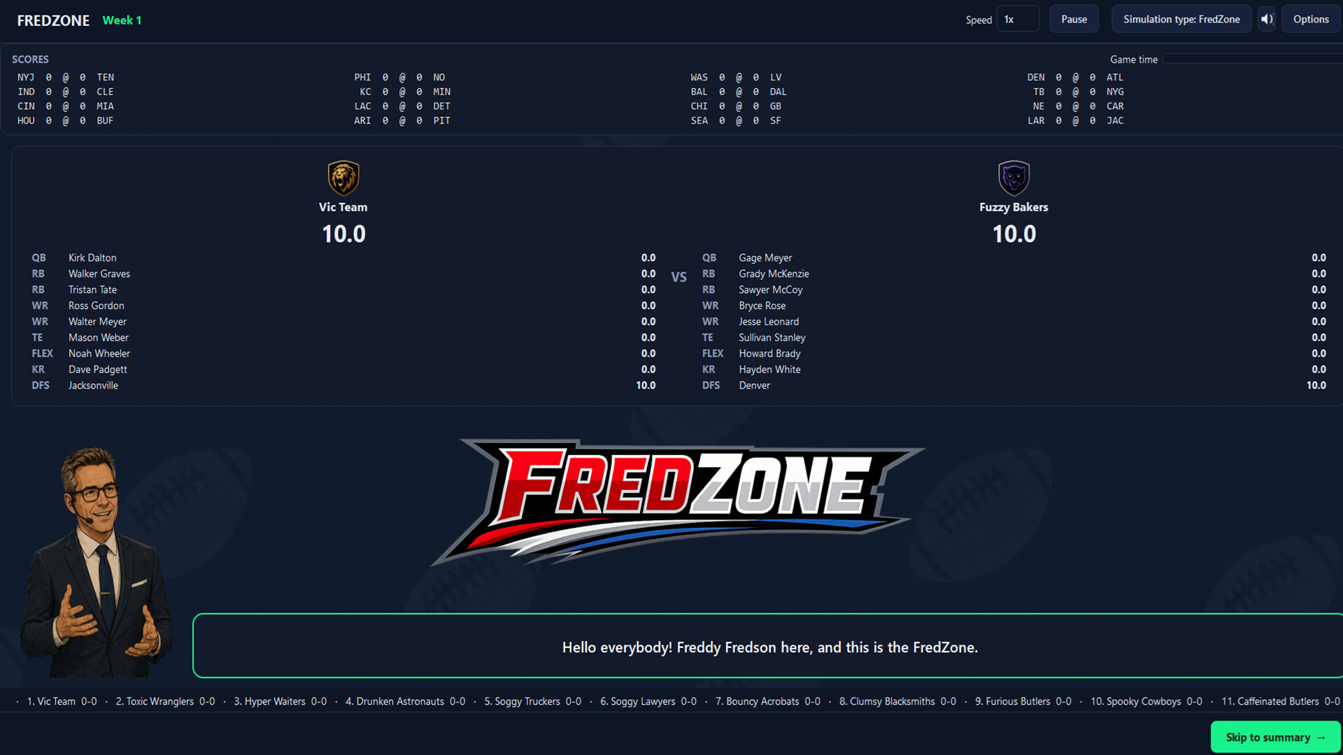ReDraft: The Fantasy Football Simulator