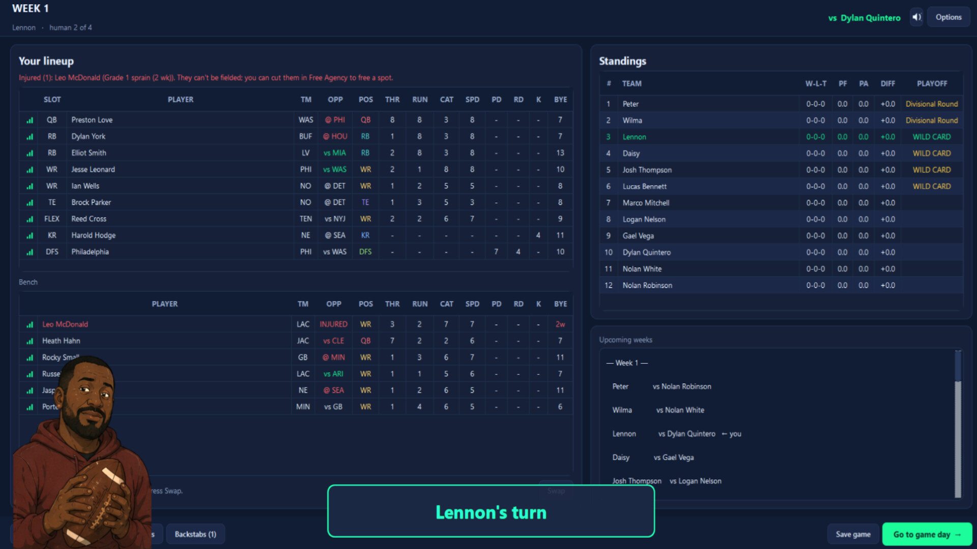 ReDraft: The Fantasy Football Simulator 스크린샷 3