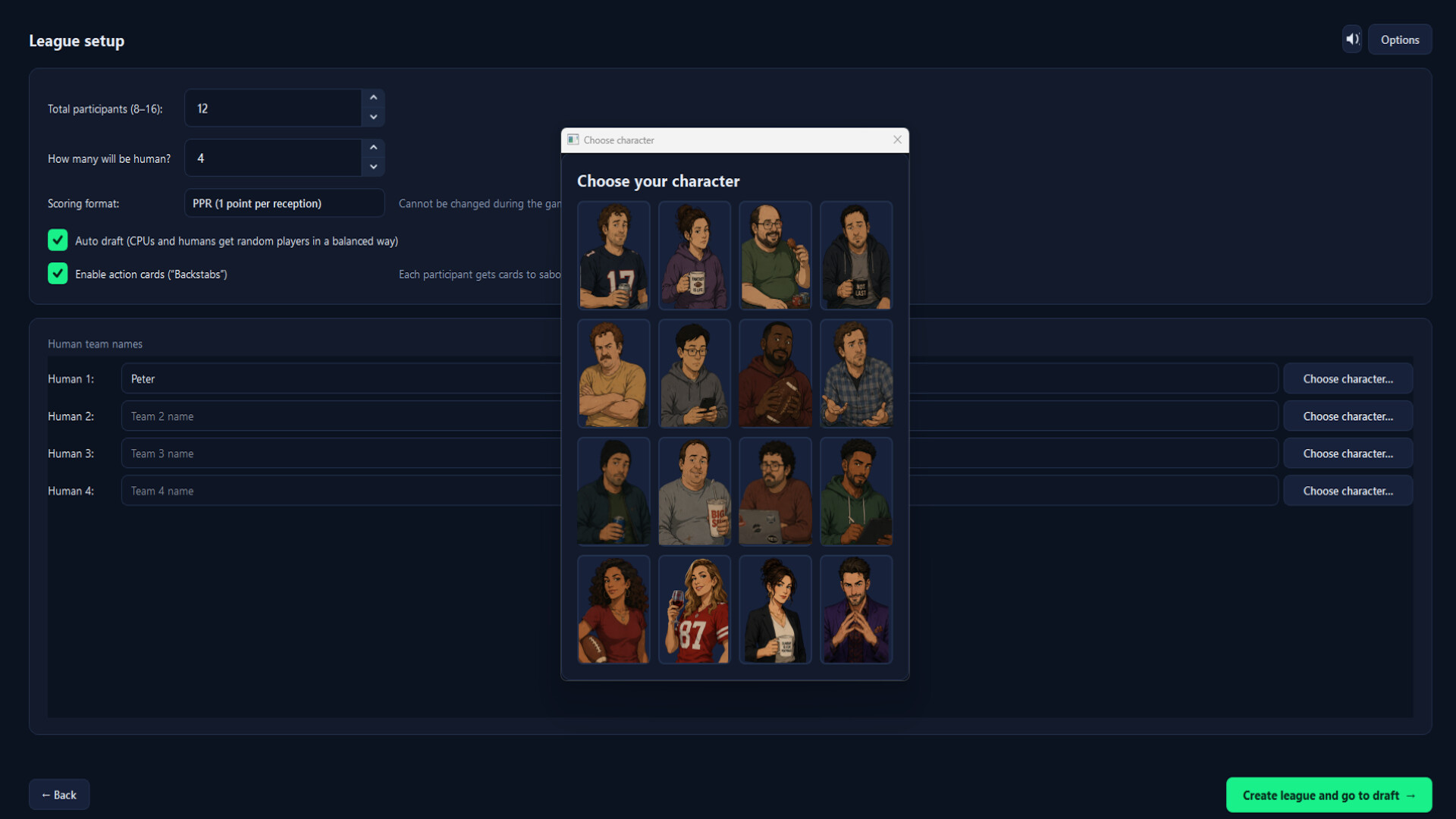 ReDraft: The Fantasy Football Simulator – Screenshot 2