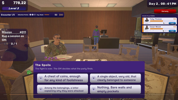 Game Master Club Simulator screenshot 9