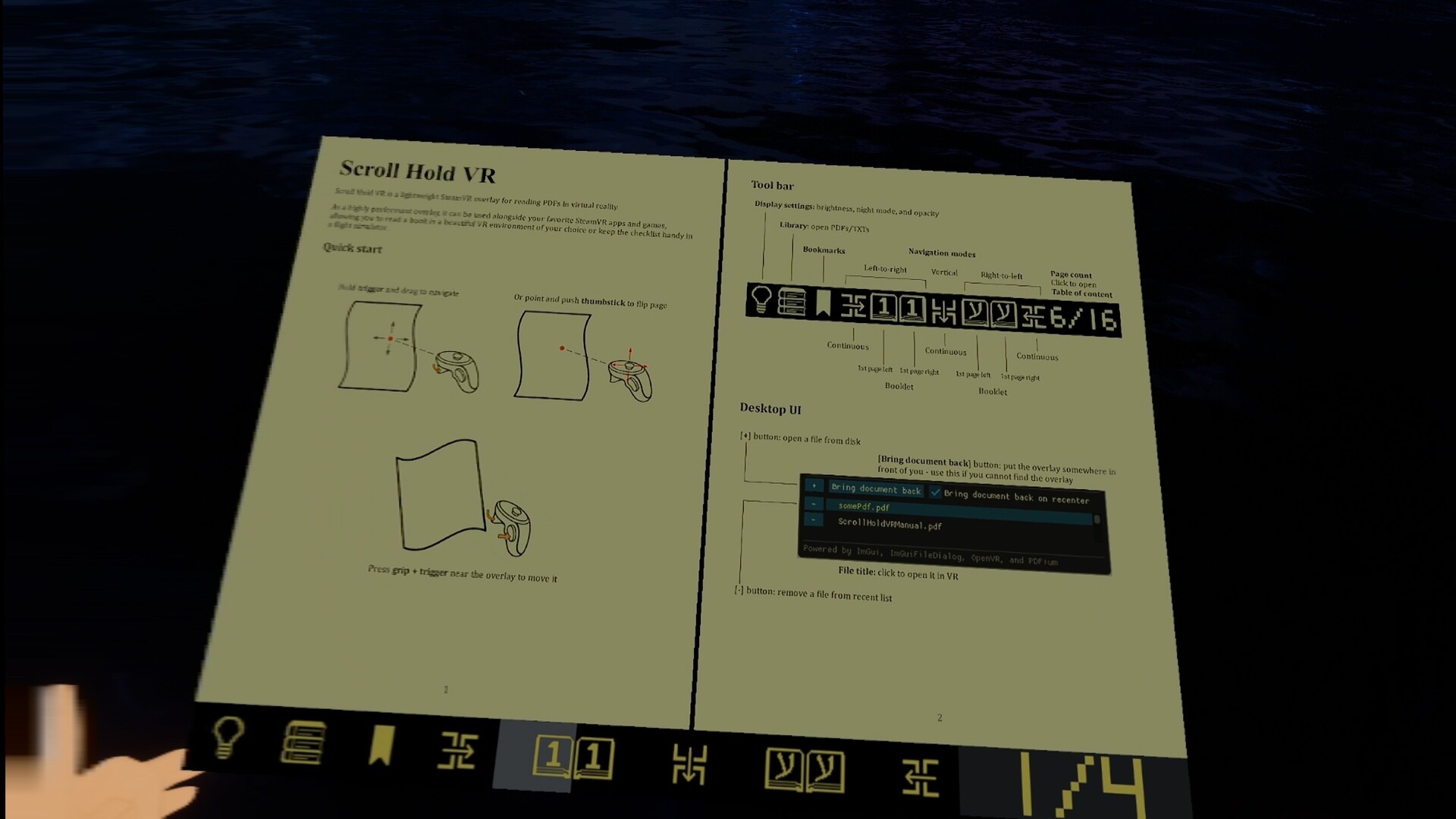Scroll Hold VR screenshot 4