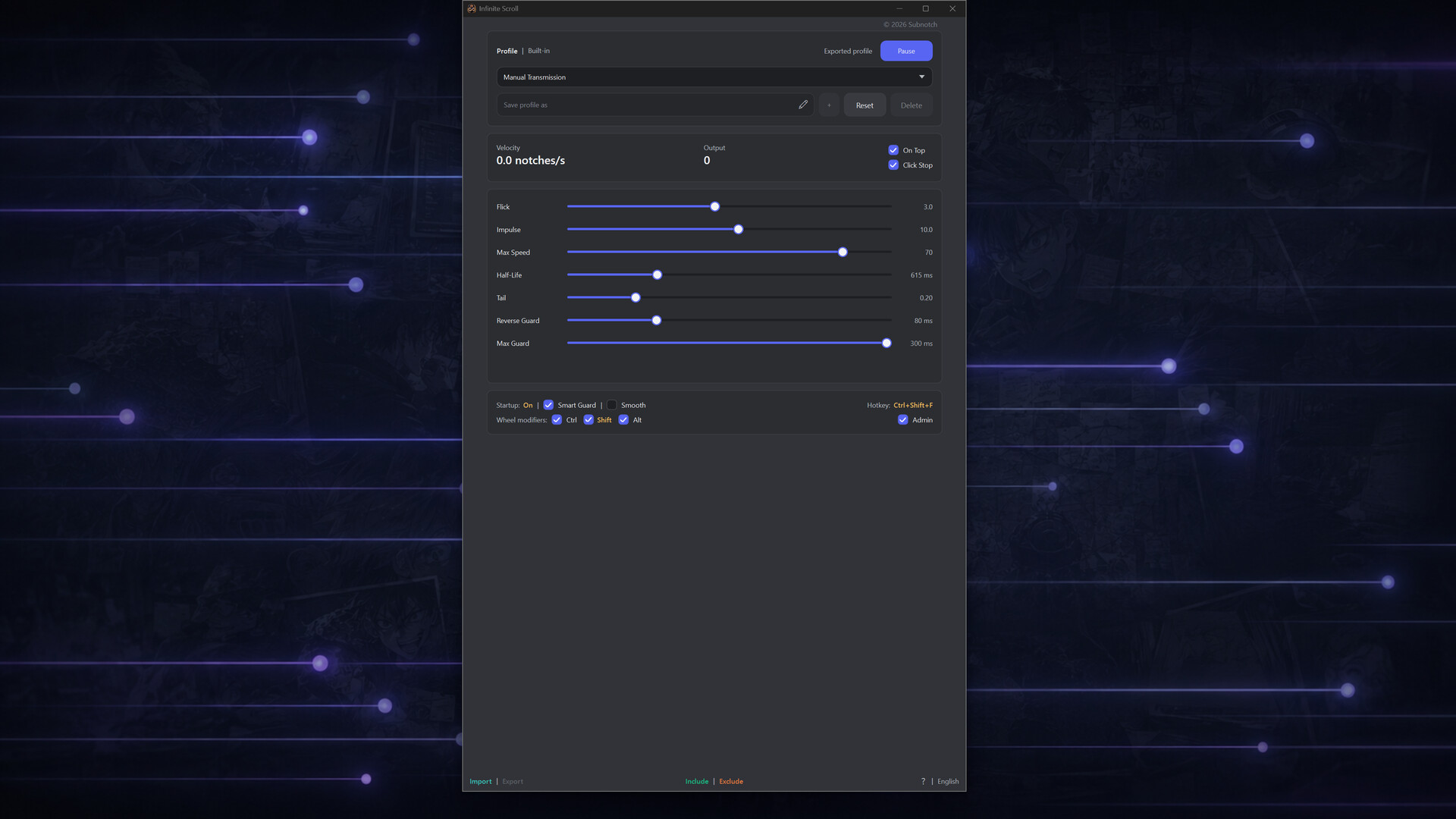 Infinite Scroll: Smooth Mouse Scrolling screenshot 1