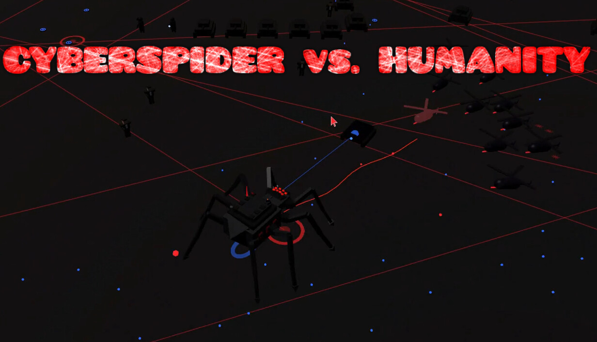 CYBERSPIDER VS. HUMANITY cover art