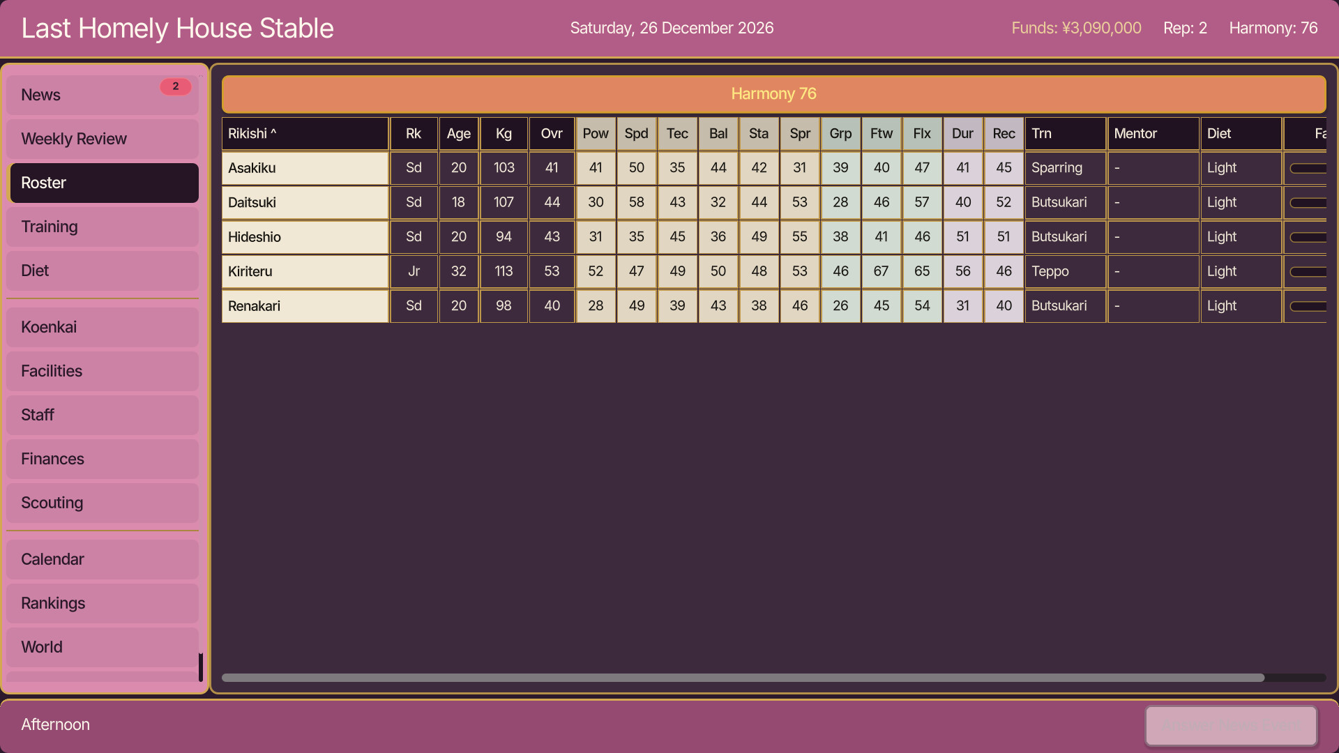 Heya! Sumo Manager screenshot 4
