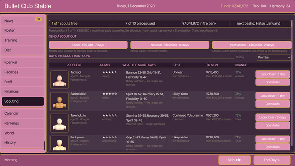 Heya! Sumo Manager screenshot 6