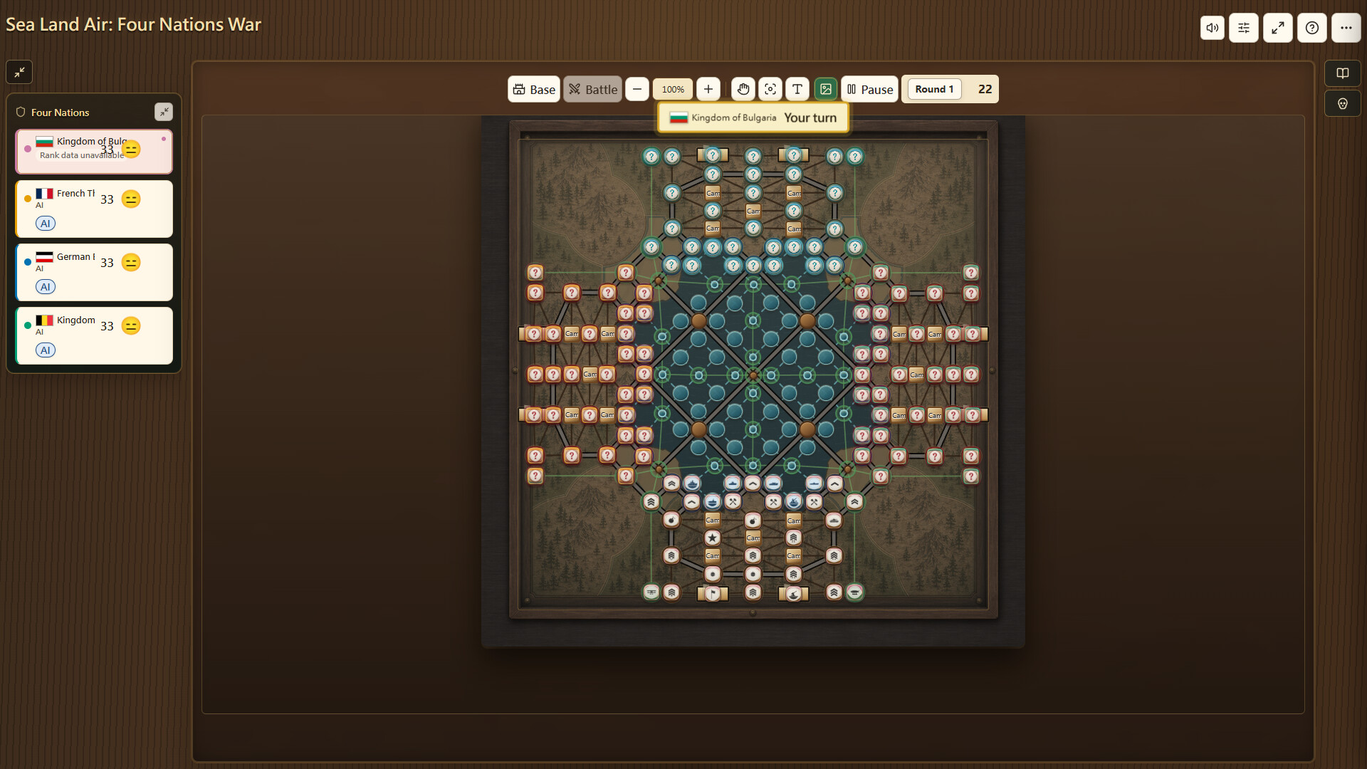 Sea Land Air: Four Nations War screenshot #2