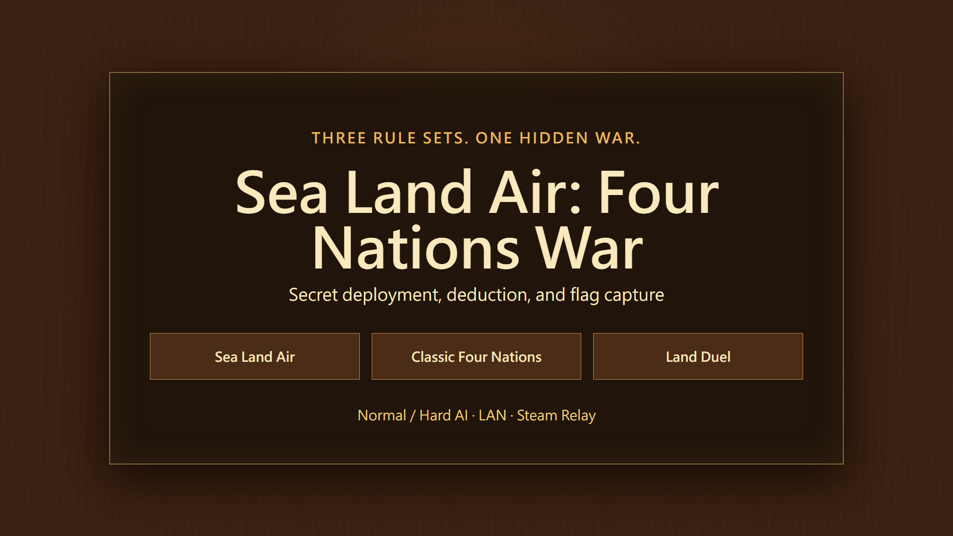 Sea Land Air: Four Nations War – Screenshot 1
