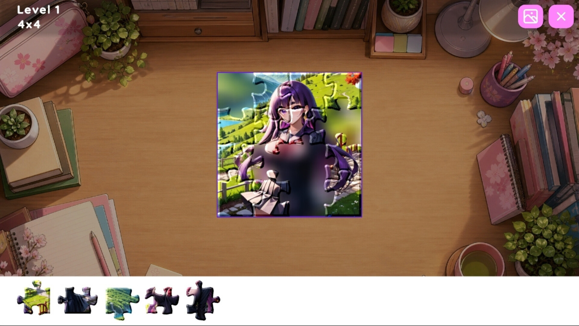 Hentai Puzzle: Midori screenshot 3