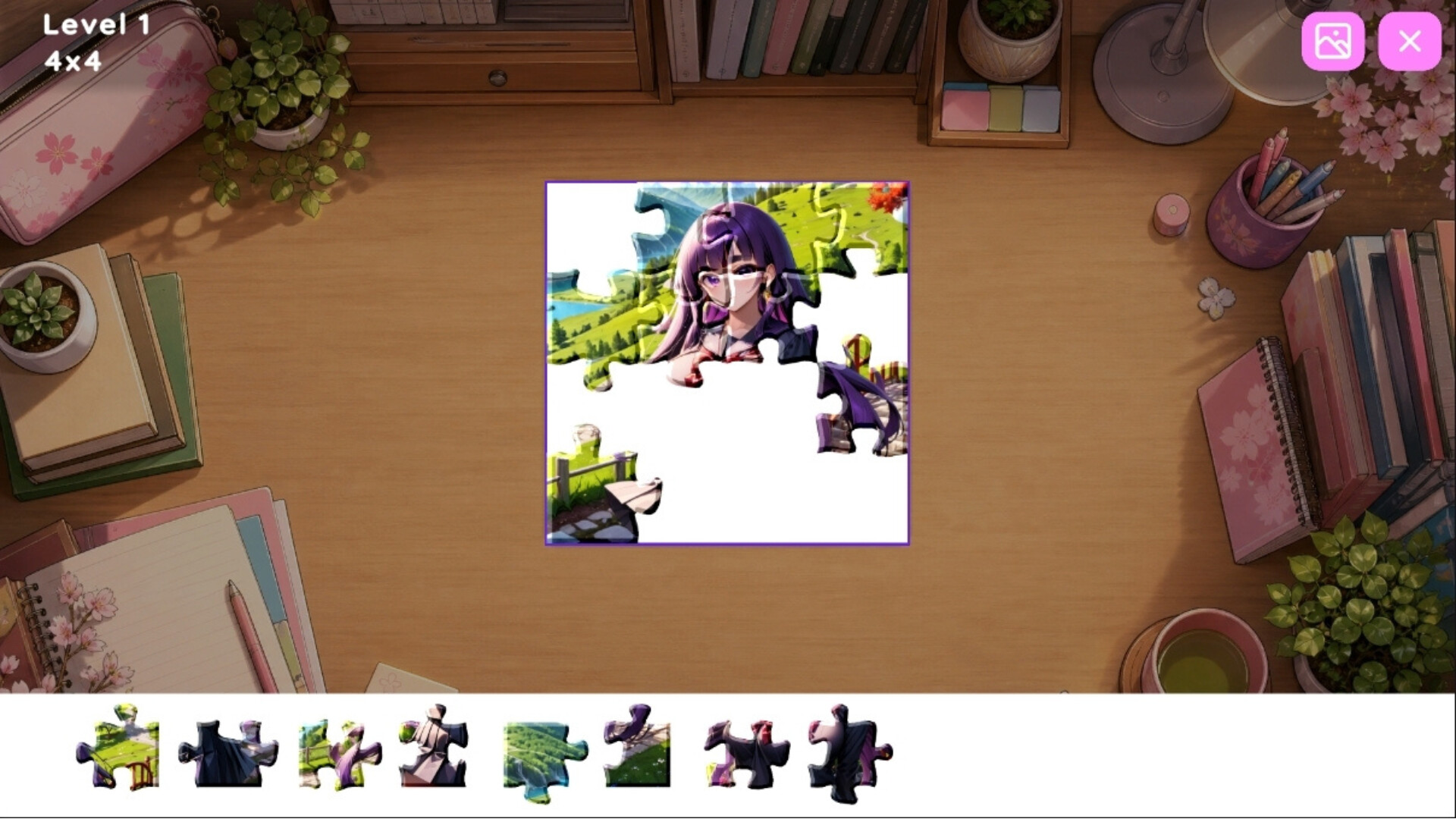 Hentai Puzzle: Midori screenshot 2
