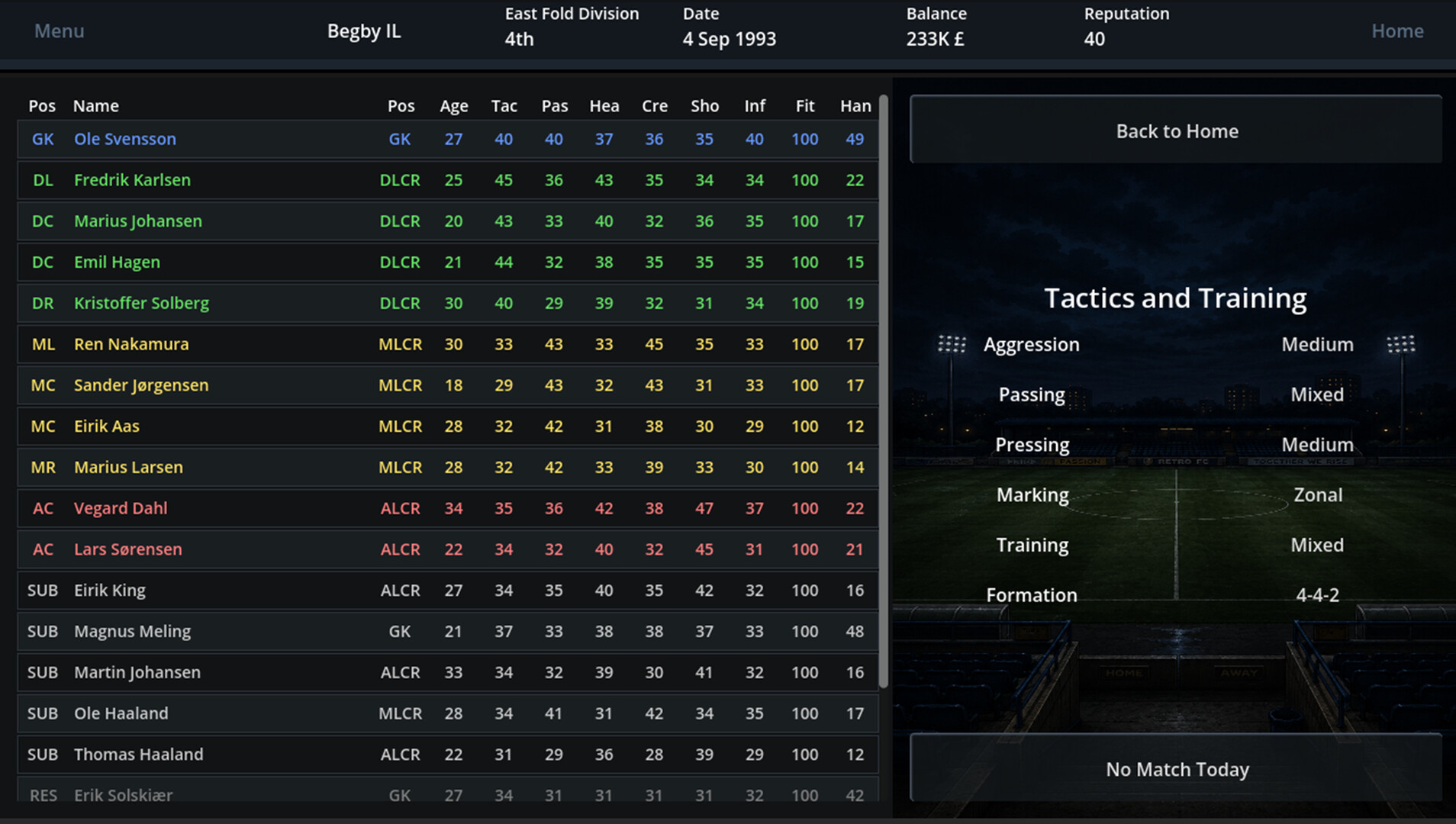 Eastfold Club Manager screenshot 5