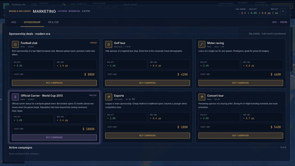 Screenshot of Airline Legacy