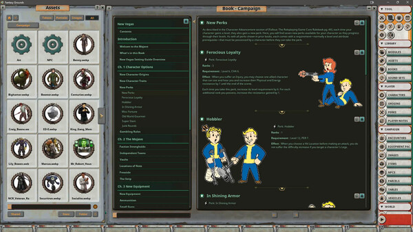 Fantasy Grounds - Fallout: The Roleplaying Game - New Vegas Setting Guide screenshot 5