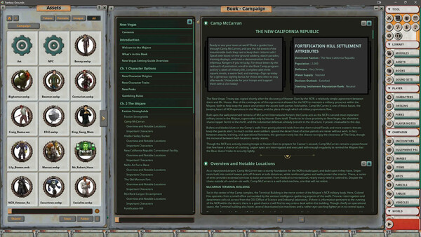 Fantasy Grounds - Fallout: The Roleplaying Game - New Vegas Setting Guide screenshot 4