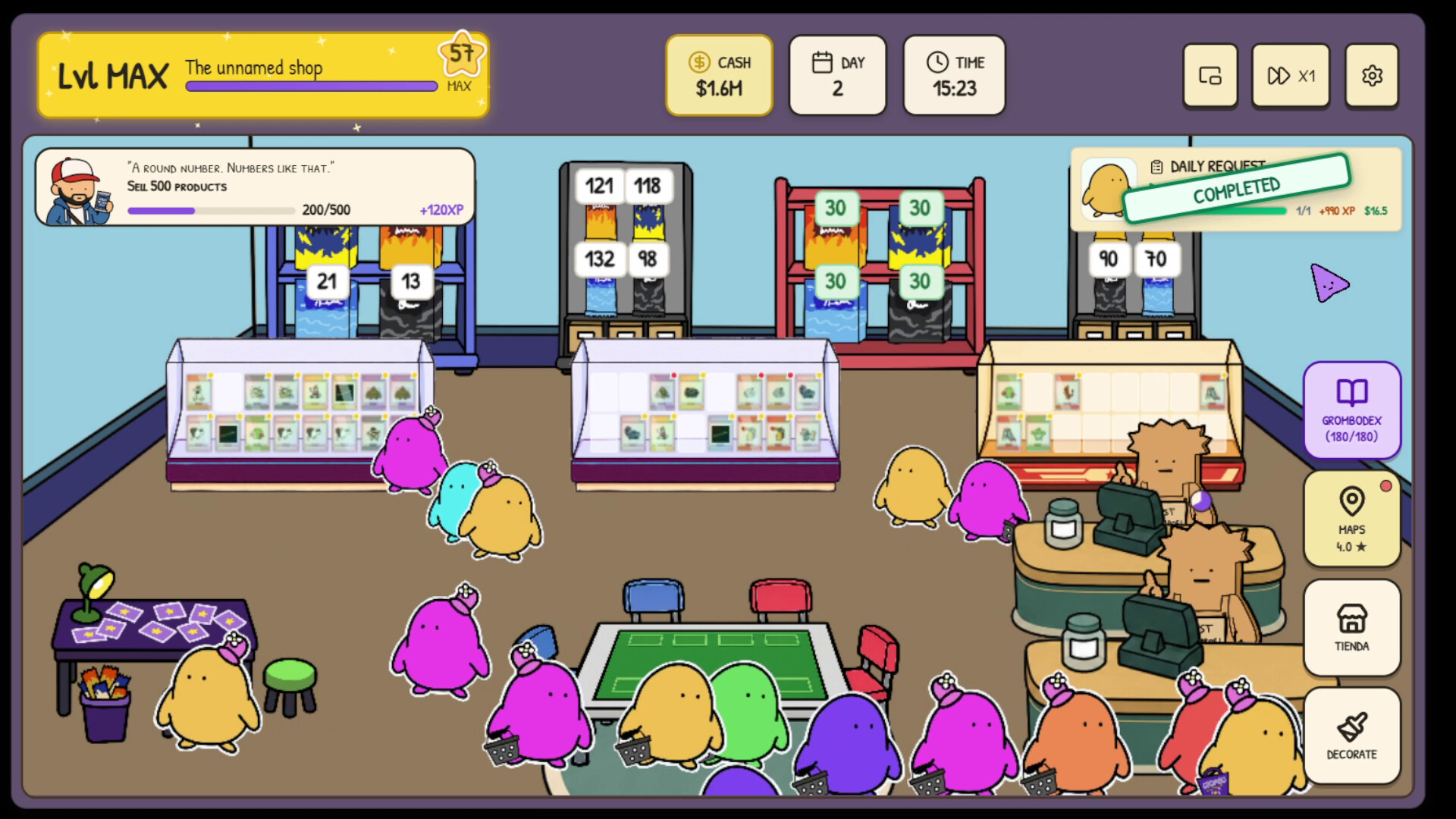 Grombo Card Shop Tycoon screenshot 1