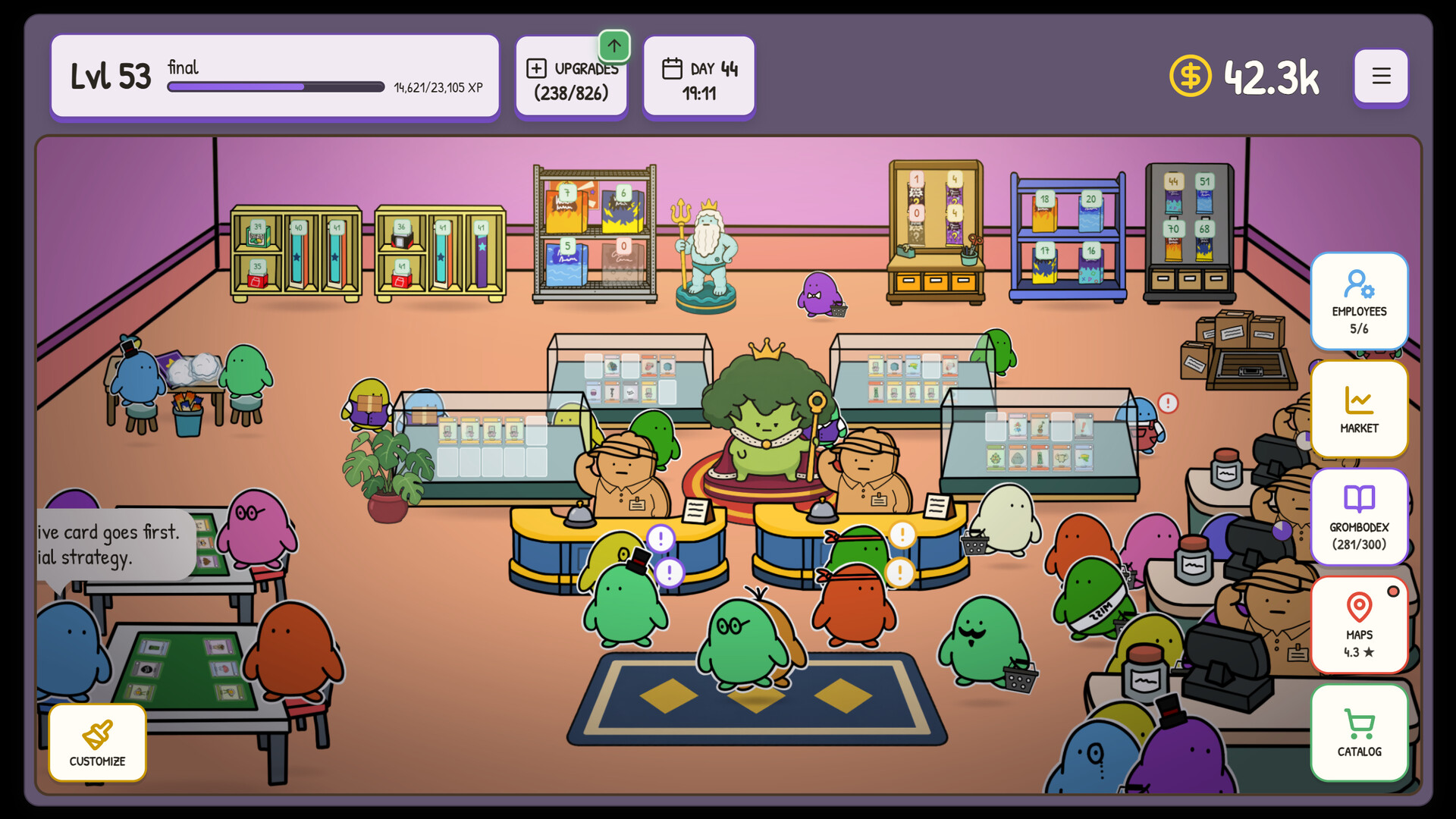 Grombo Card Shop Tycoon