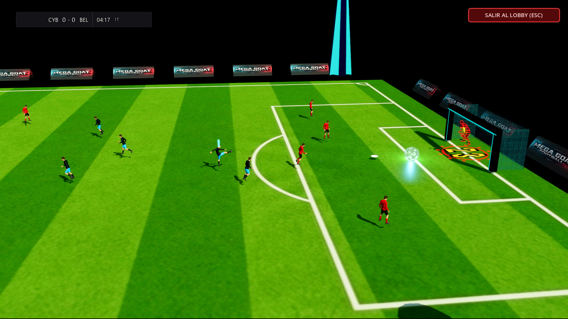 MEGA GOAT FOOTBALL: Cyberia Arena screenshot 1