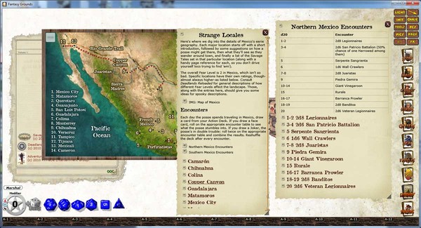 Fantasy Grounds - Deadlands: South 'o The Border Trail Guide