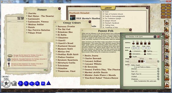 Fantasy Grounds - Deadlands: South 'o The Border Trail Guide