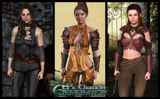ePic Character Generator - Season #2: Female Adventurer #1