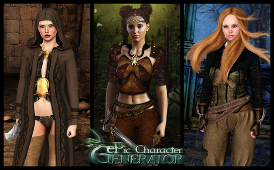 ePic Character Generator - Season #2: Female Adventurer #1
