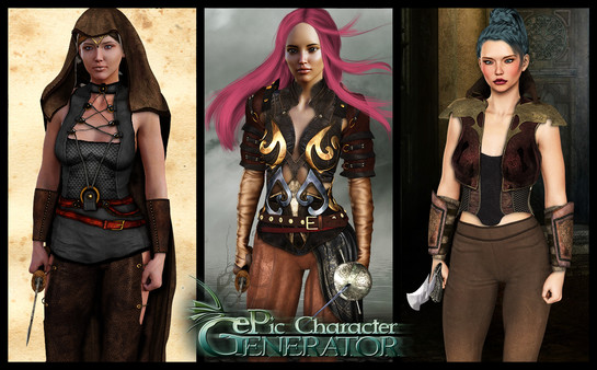 ePic Character Generator - Season #2: Female Adventurer #1