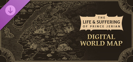 Capa oficial de The Life and Suffering of Prince Jerian — Digital World Map