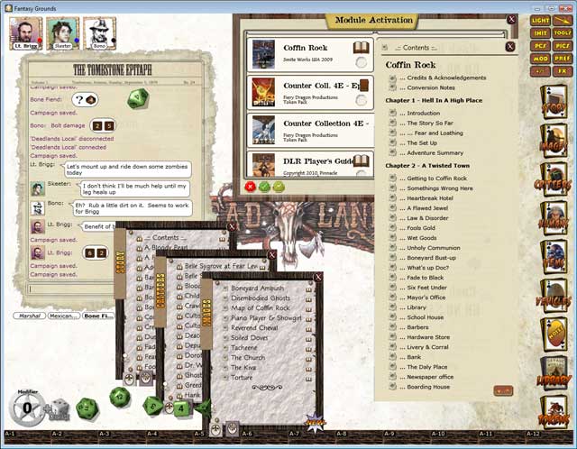 Fantasy Grounds - Deadlands Reloaded: Coffin Rock Featured Screenshot #1