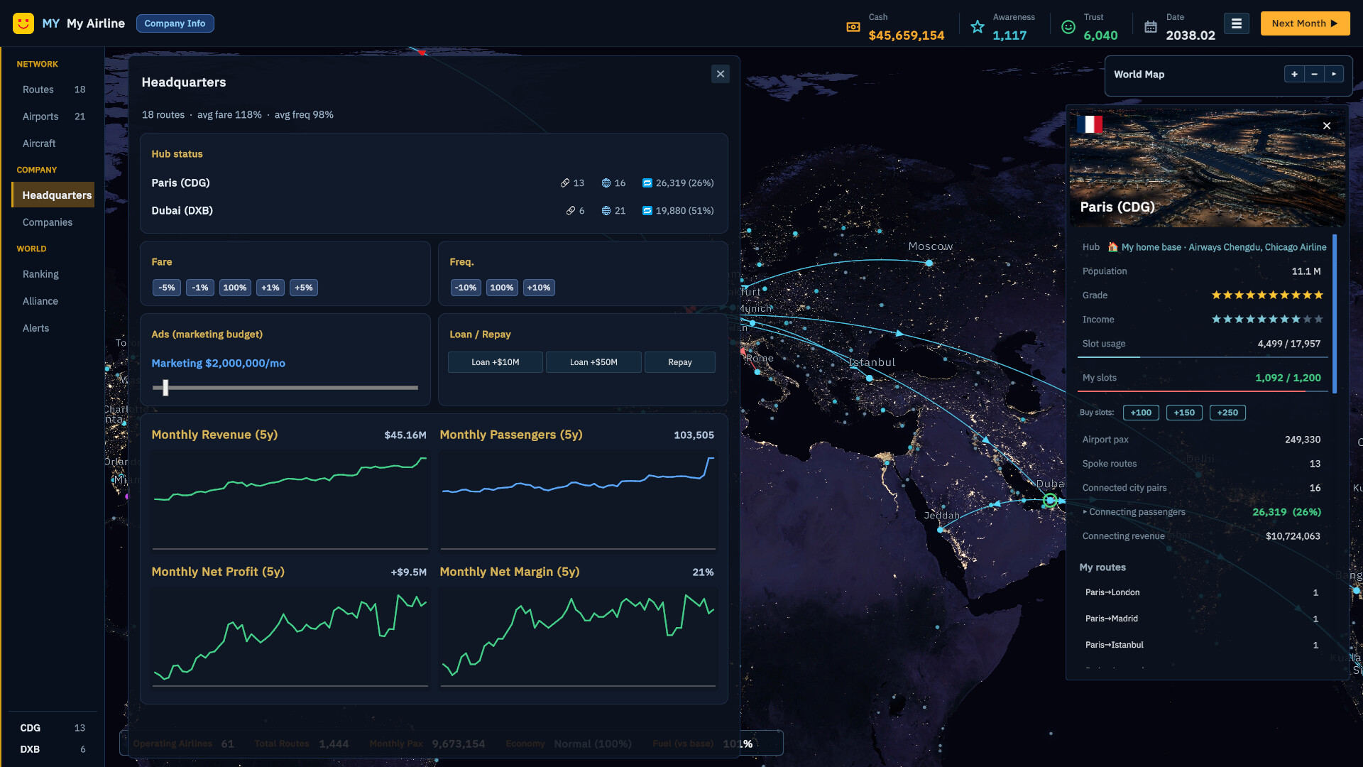 Airline Empire – Screenshot 8